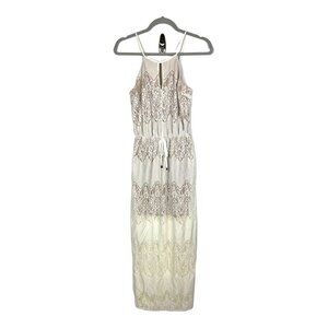 Bar III lace maxi‎ dress